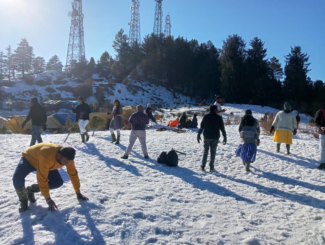Adventure in Kufri with pony rides and snow activities, a day trip from our homestay