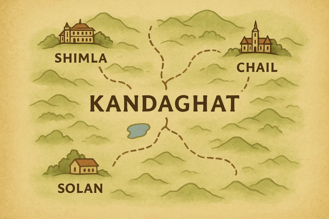 The perfect location in Kandaghat for exploring Shimla, Chail, and Solan from Mohija Homestay