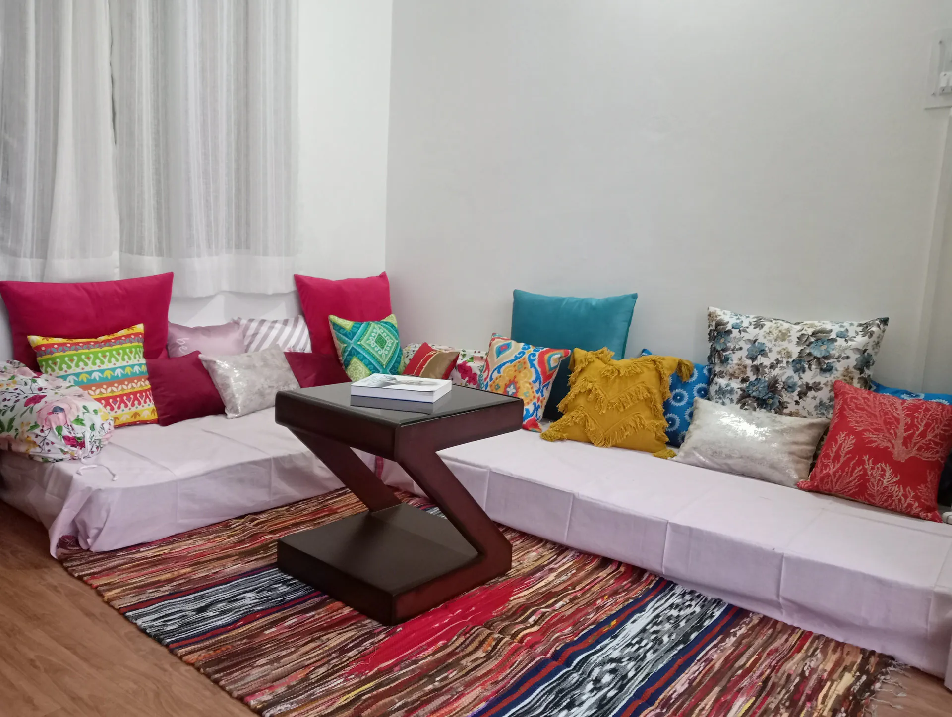 Vibrant Suite Colorful Living Area 10