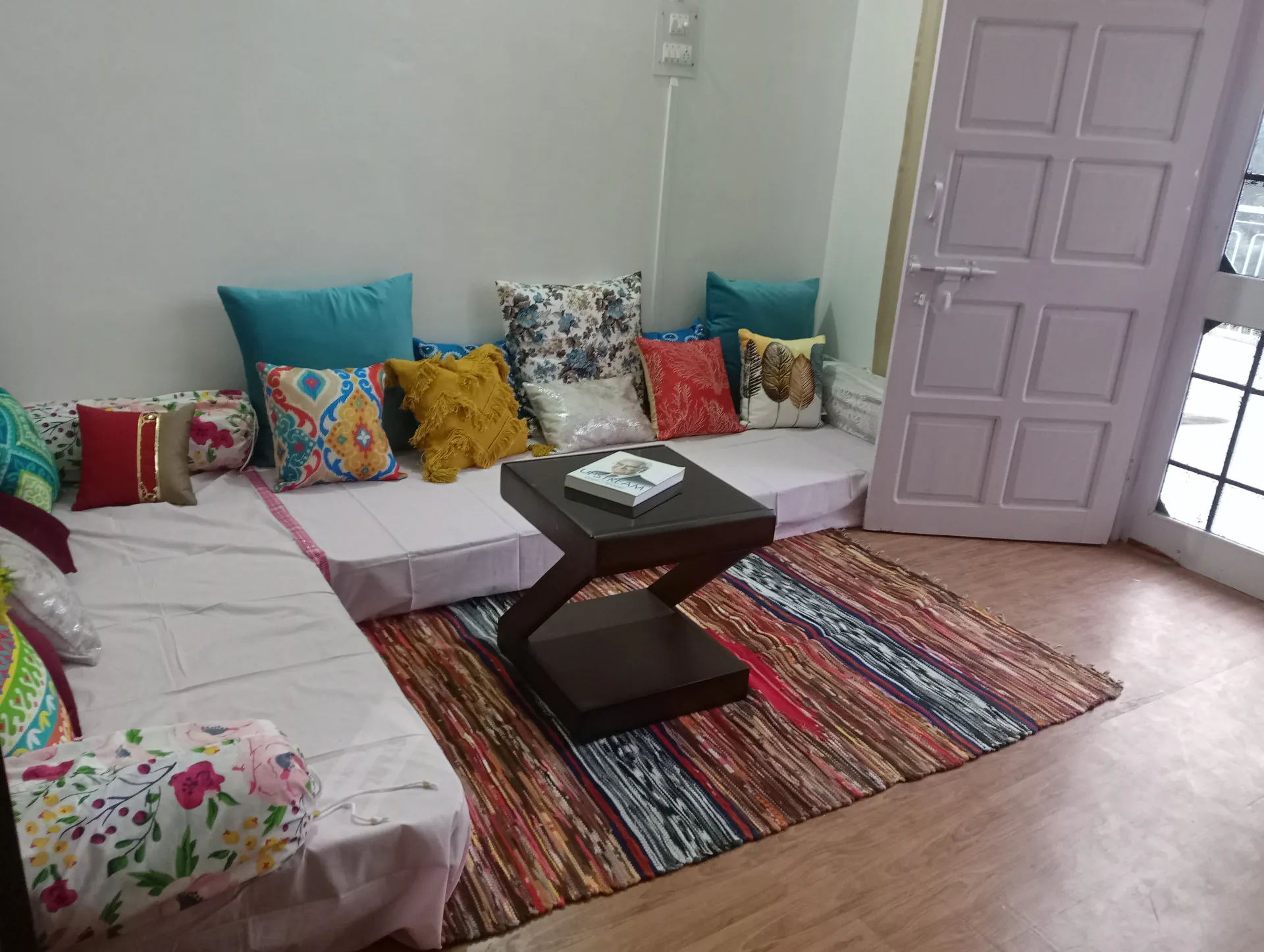 Vibrant Suite Colorful Living Area 11