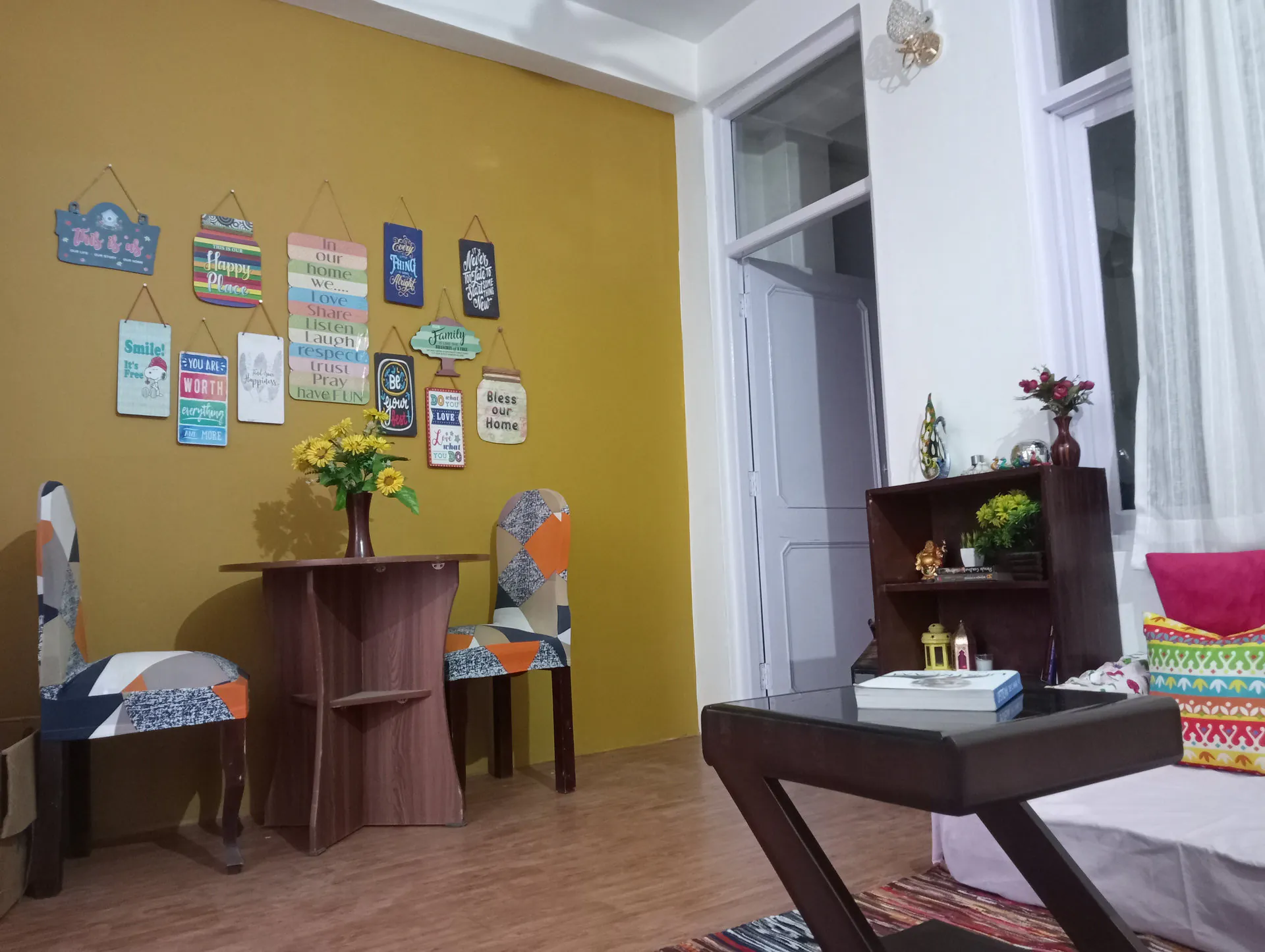 Vibrant Suite Colorful Living Area 12