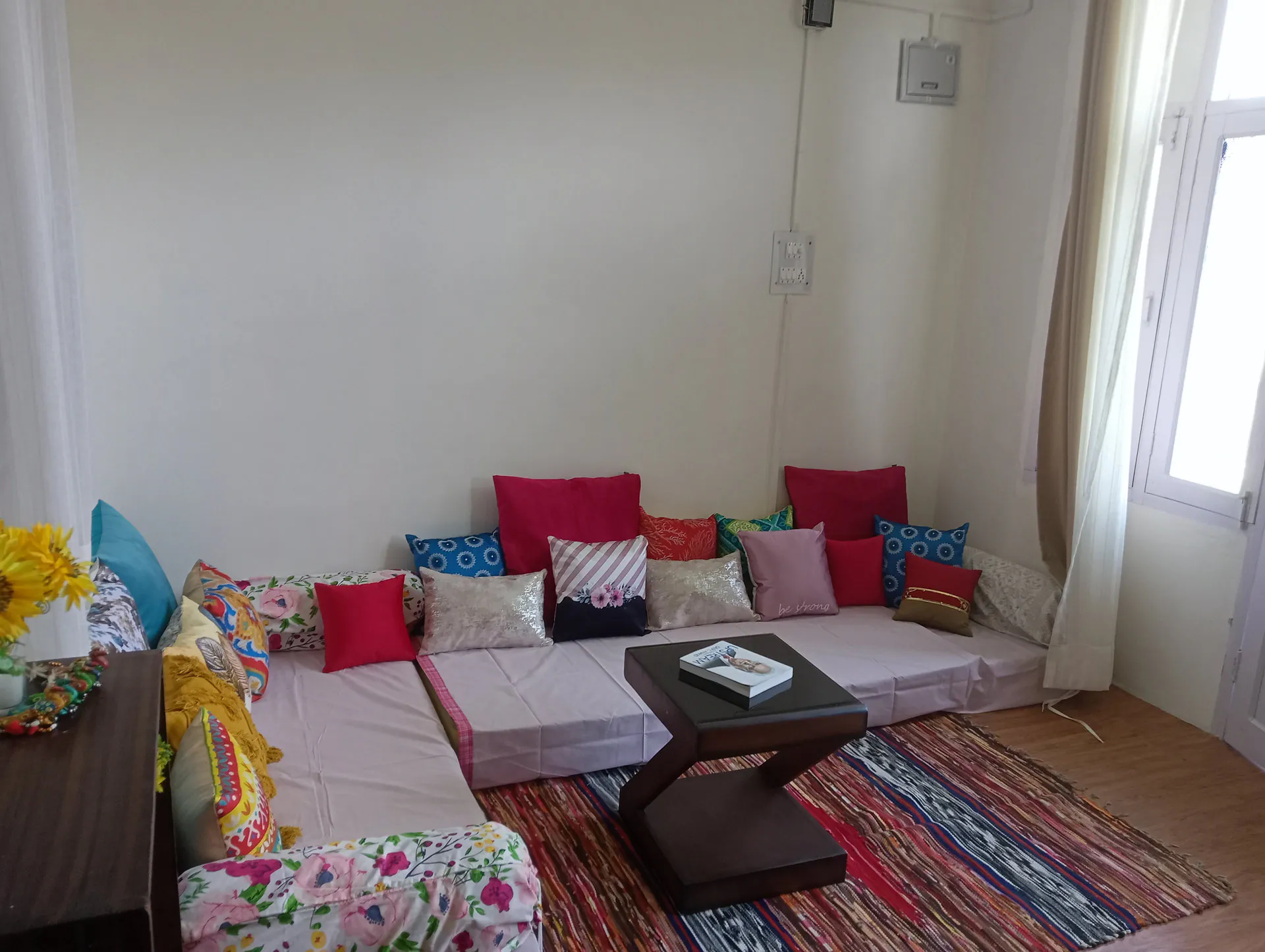 Vibrant Suite Colorful Living Area 13