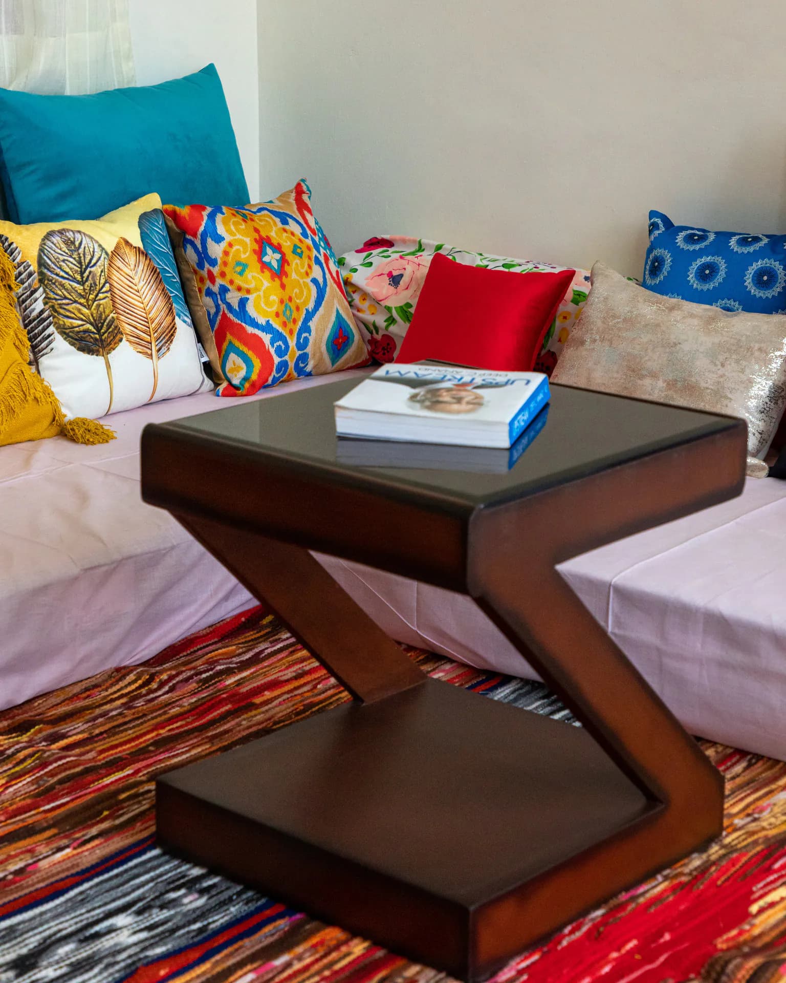 Vibrant Suite Colorful Living Area 3
