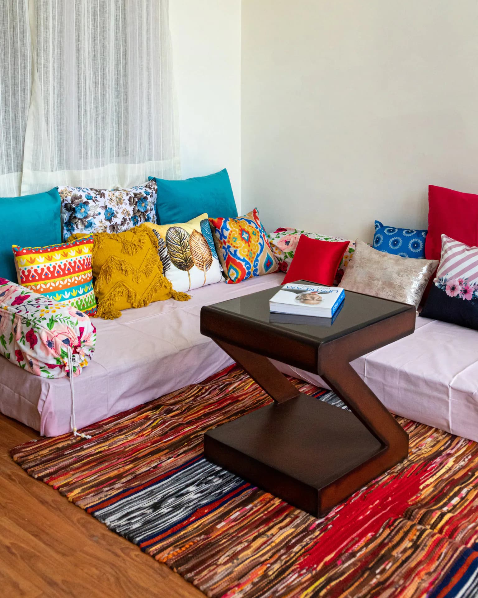 Vibrant Suite Colorful Living Area 5