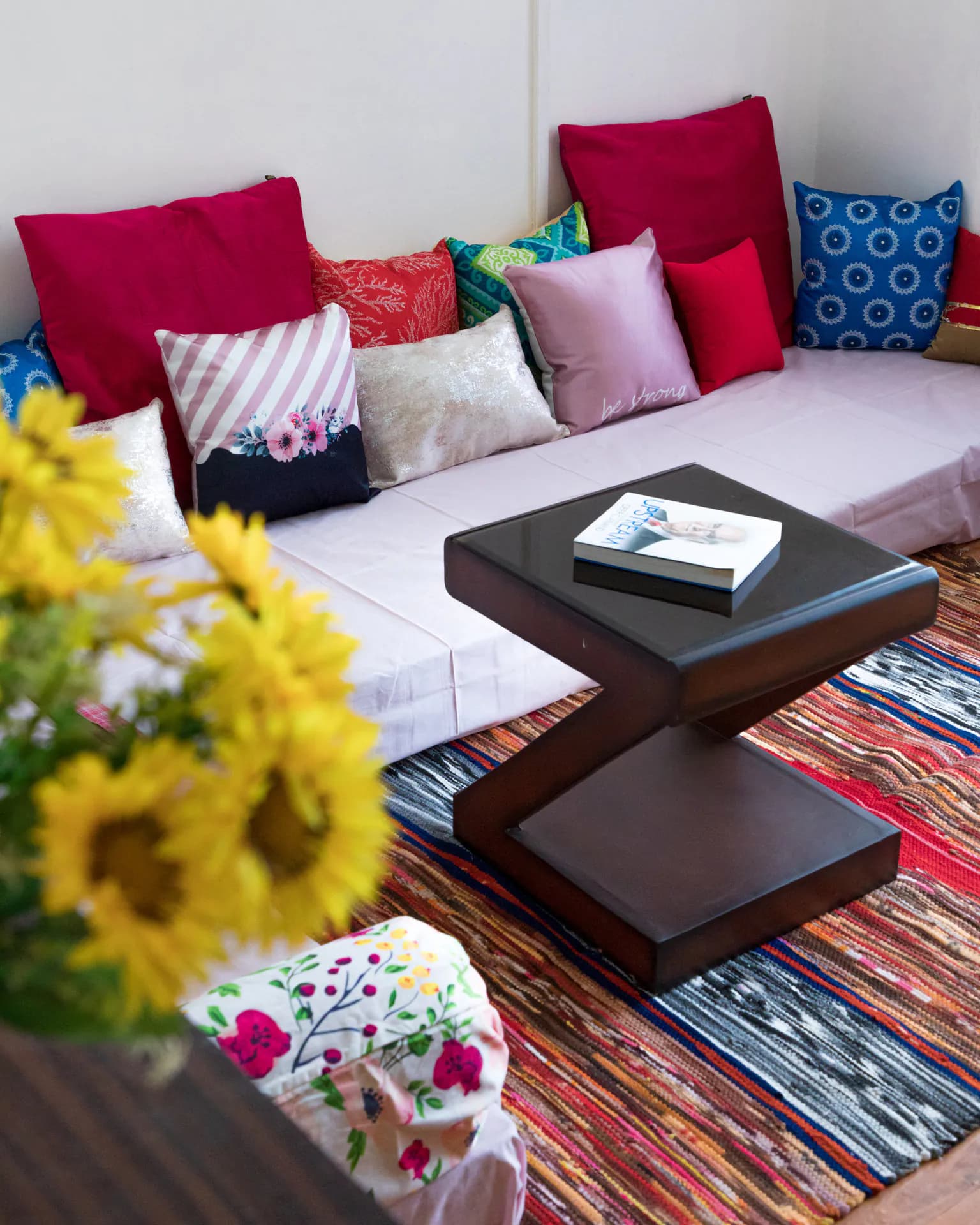 Vibrant Suite Colorful Living Area 6