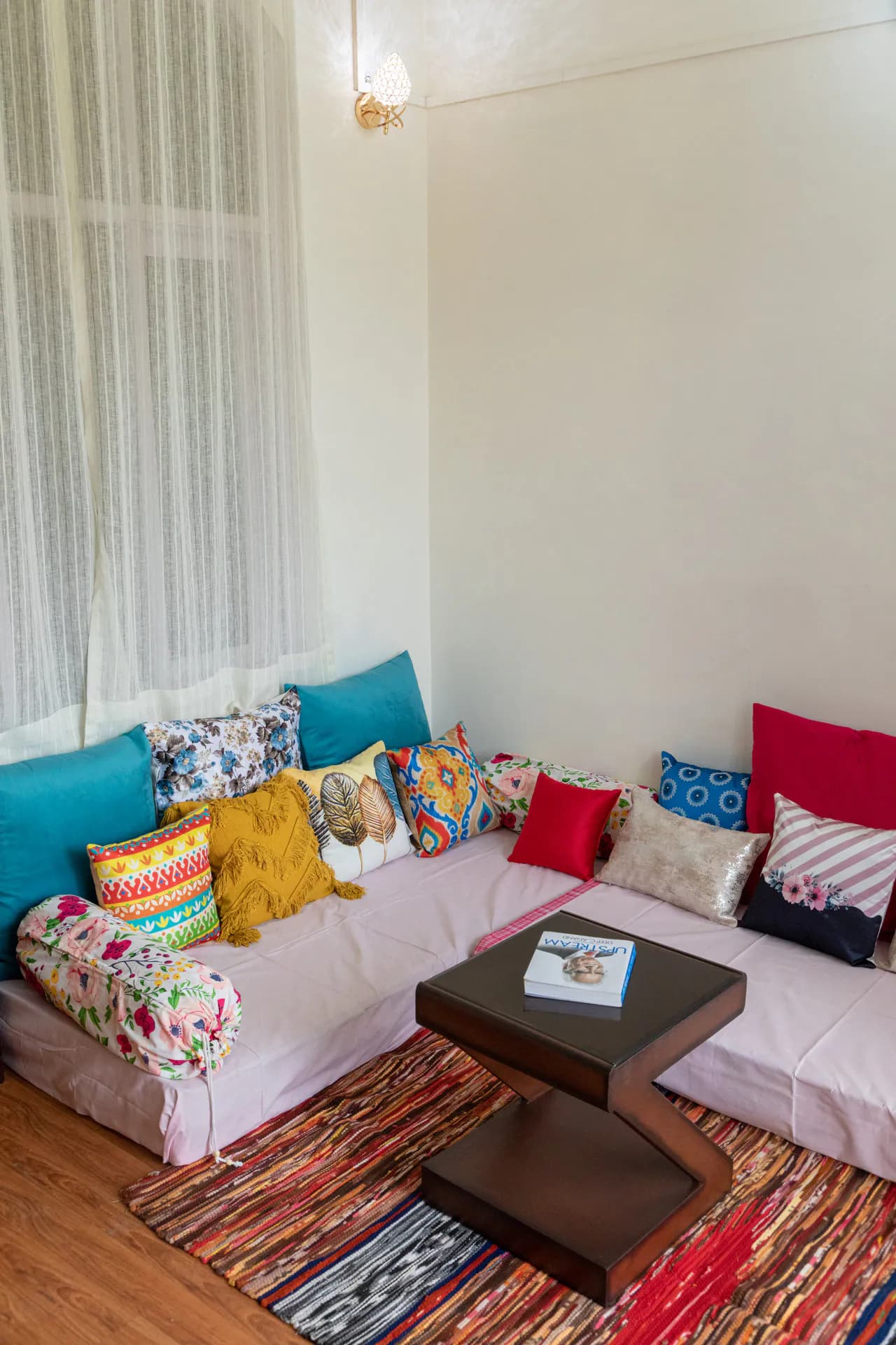 Vibrant Suite Colorful Living Area 7