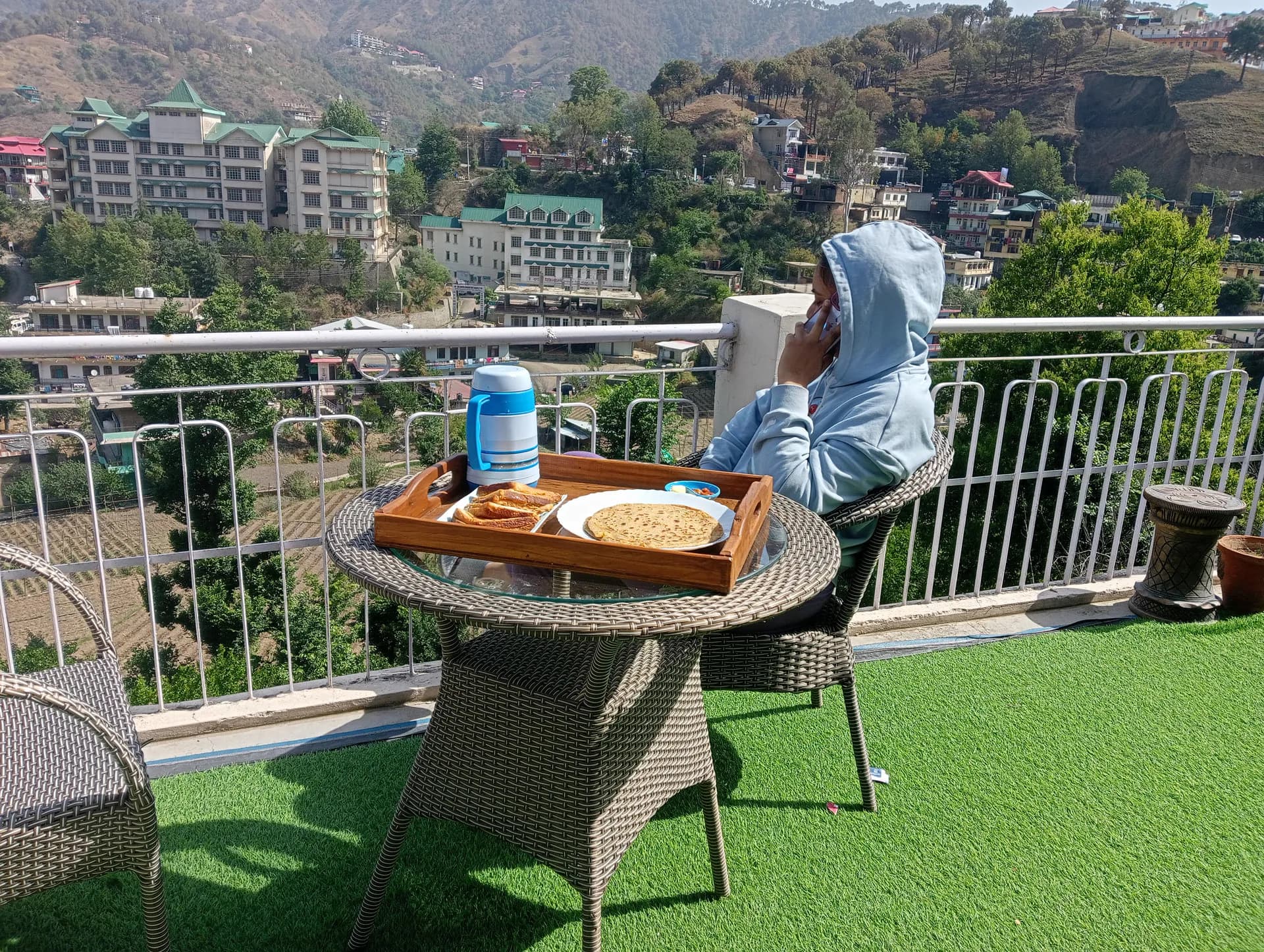 Terrace Dining Mountain View Kandaghat 10