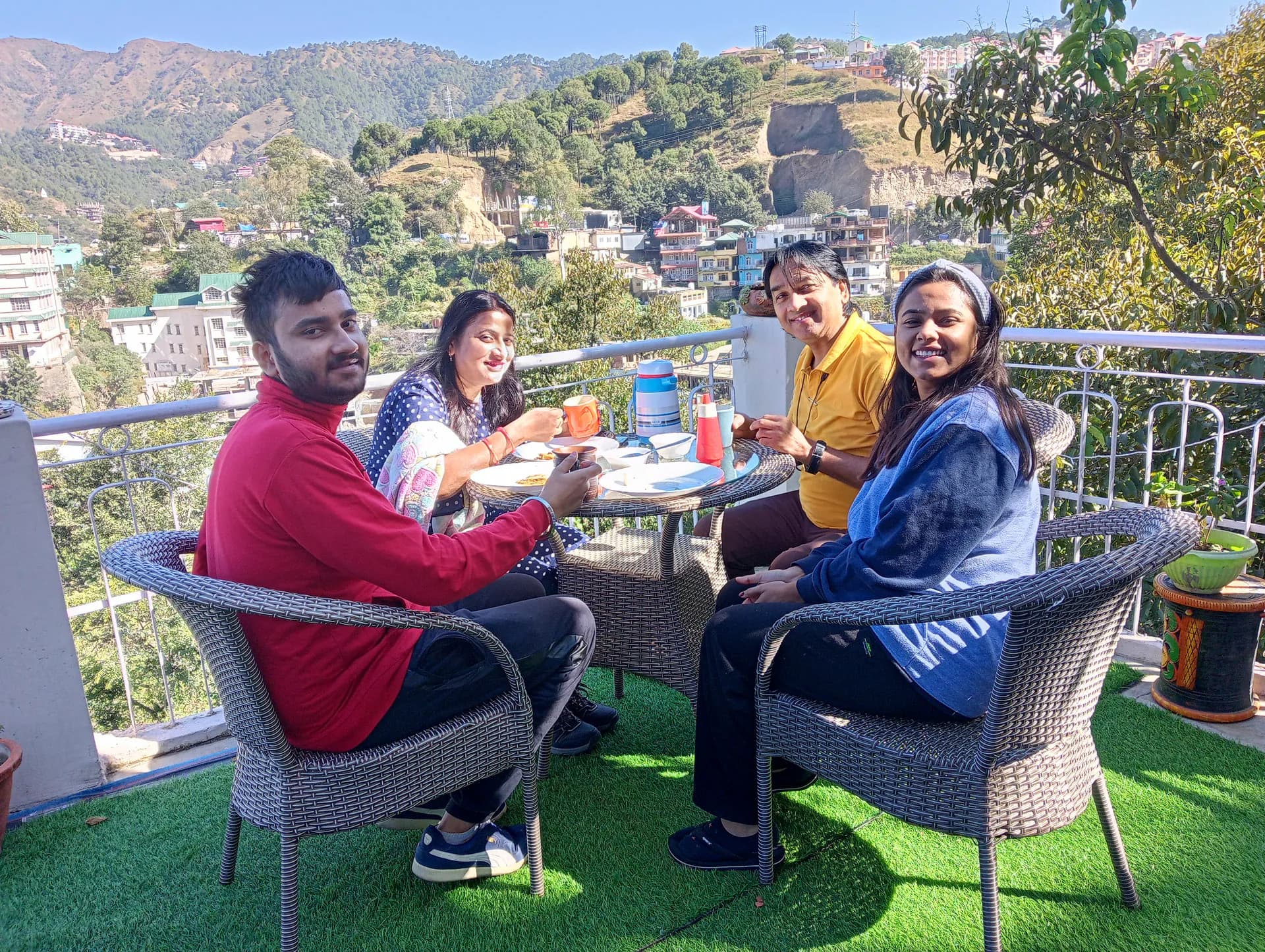 Terrace Dining Mountain View Kandaghat 6