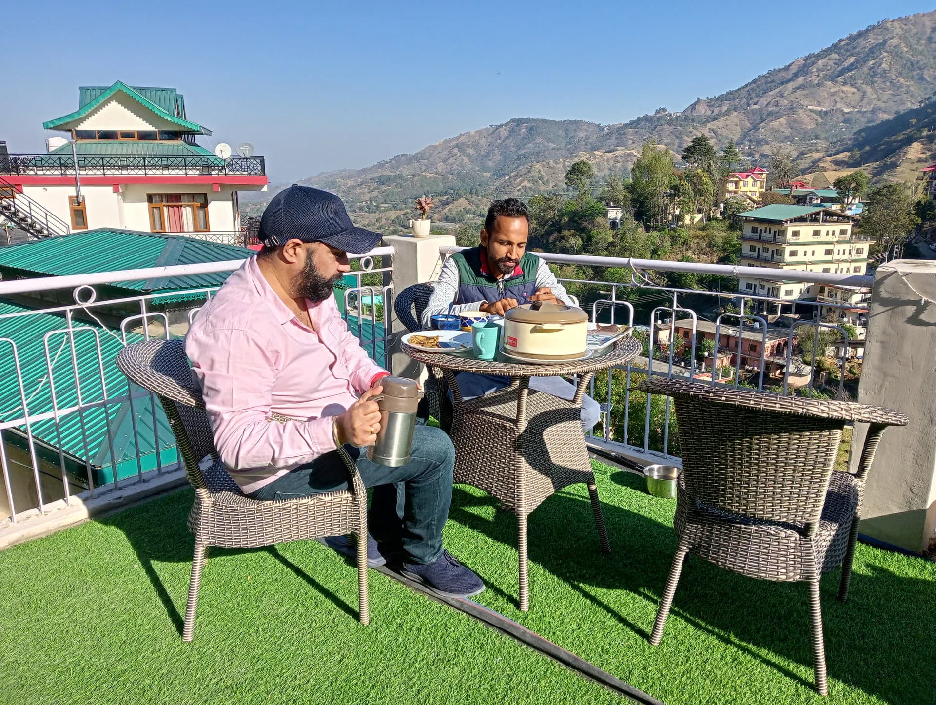 Terrace Dining Mountain View Kandaghat 7